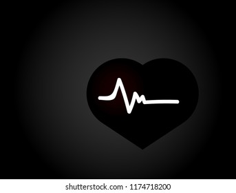 Cardiogram background concept