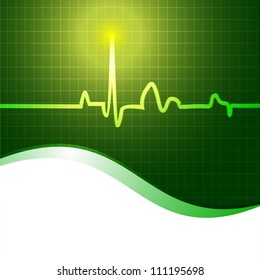 Cardiogram background. EPS 10.