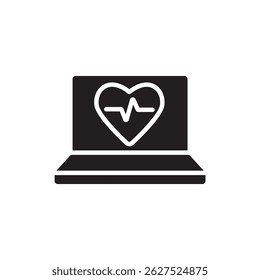 cardiogram icon collection .design style with background
