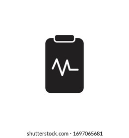 cardiogram  icon design isolated on white background