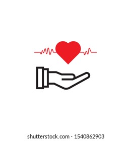 Cardiogram icon design. vector illustration
