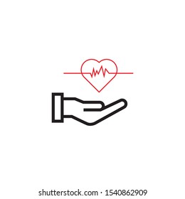Cardiogram icon design. vector illustration