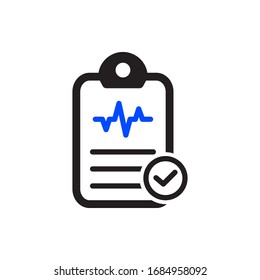 Cardiogram Icon In Trendy  Design Vector Eps 10