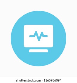 cardiogram icon vector