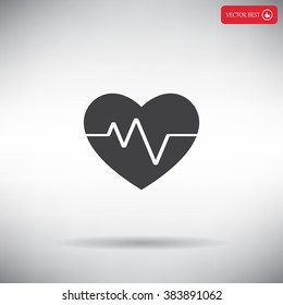 Cardiogram Icon Vector