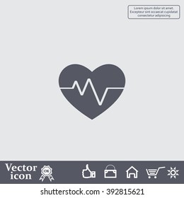 Cardiogram Icon Vector