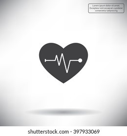 Cardiogram Icon Vector