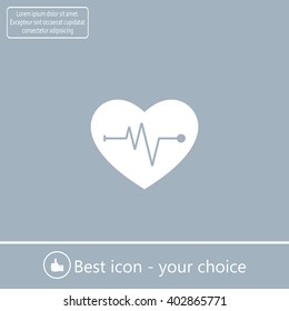 Cardiogram Icon Vector