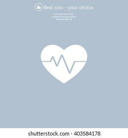 Cardiogram Icon Vector