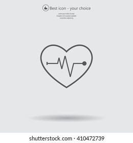 Cardiogram Icon Vector