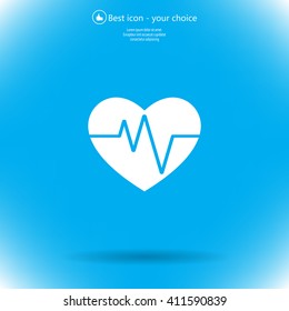 Cardiogram Icon Vector