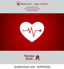 Cardiogram Icon Vector