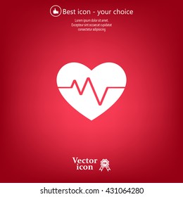 Cardiogram Icon Vector