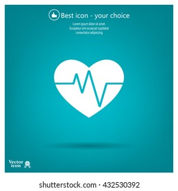 Cardiogram Icon Vector