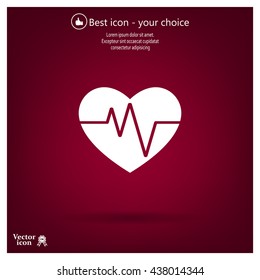 Cardiogram Icon Vector