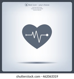 Cardiogram Icon Vector