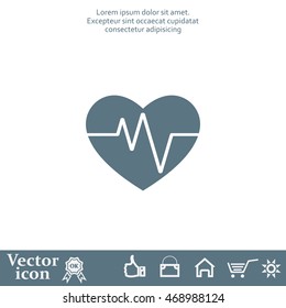 Cardiogram Icon Vector