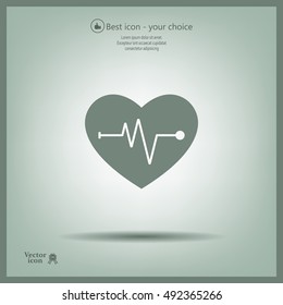 Cardiogram Icon Vector