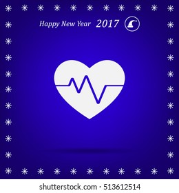 Cardiogram Icon Vector