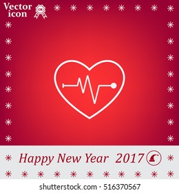 Cardiogram Icon Vector