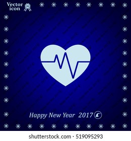 Cardiogram Icon Vector