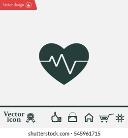 Cardiogram Icon Vector