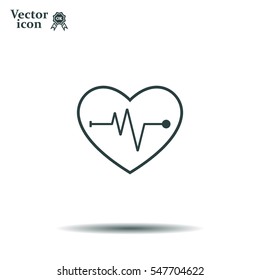 Cardiogram Icon Vector