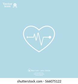 Cardiogram Icon Vector