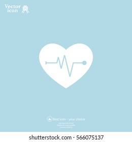 Cardiogram Icon Vector