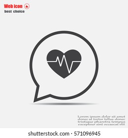 Cardiogram Icon Vector