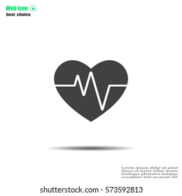 Cardiogram Icon Vector