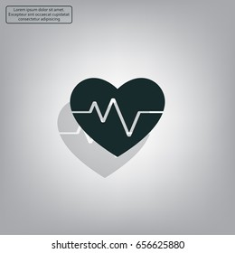 Cardiogram Icon Vector