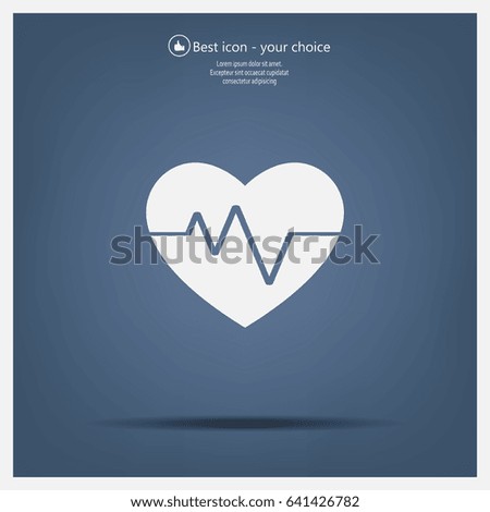 Cardiogram Icon Vector