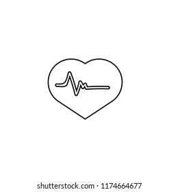 Cardiogram icon. vector illustration