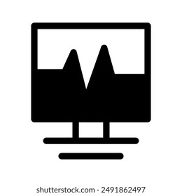 Cardiogram Icon Vector Symbol Design Illustration