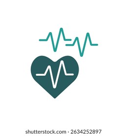 Kardiogramm-Symbol vector.Editable stroke.linear style Zeichen zur Verwendung Web-Design, logo.Symbol-Illustration.