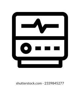 icono de cardiograma para tu sitio web, móvil, presentación y diseño de logotipo.