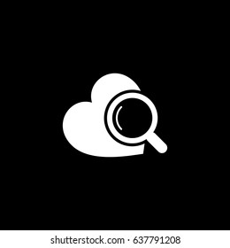 Cardiogram and Medical Services Icon. Flat Design. Isolated