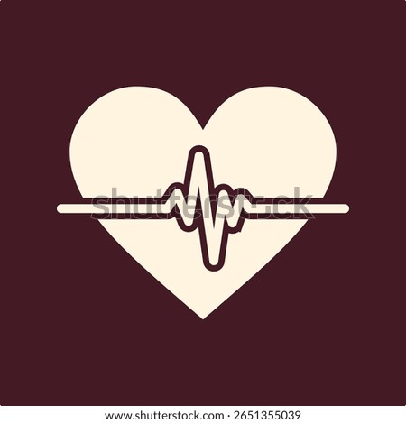 Cardiogram trendy useful important vector Illustration design delightful colorful background.eps
