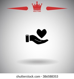 Cardiogram vector icon.