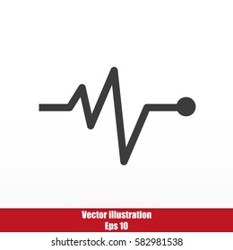 Cardiogram vector icon