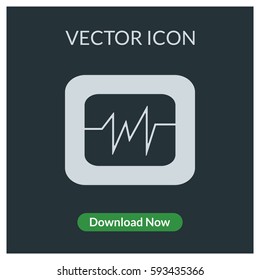 Cardiogram vector icon