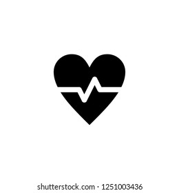 cardiogram vector icon. cardiogram sign on white background. cardiogram icon for web and app