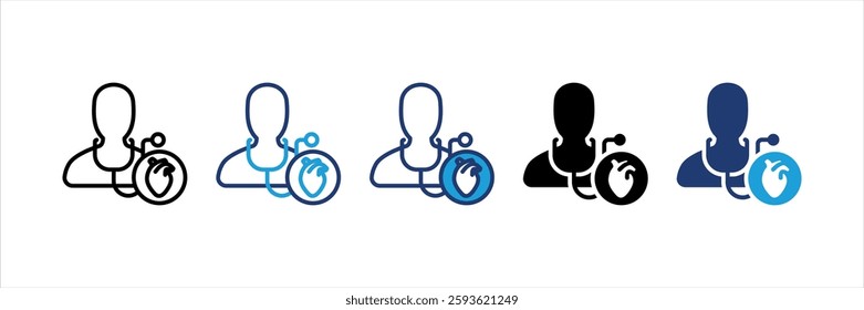 Cardiologist Icon Element For Design