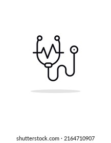 cardiologist, icon vector illustration, eps 10