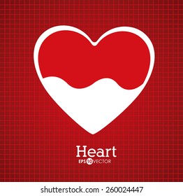 Cardiology design, vector illustration