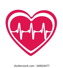 Cardiology design, vector illustration