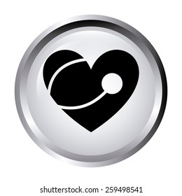 cardiology design, vector illustration eps10 graphic 