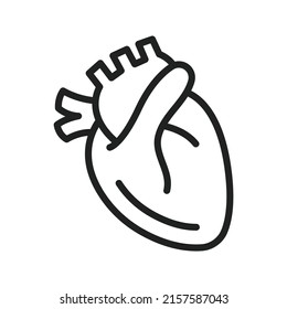 Cardiology Icon. Can also be used for Hospital Facilities. Suitable for mobile apps, web apps and print media.