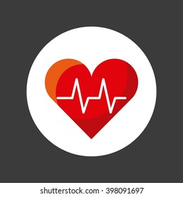 cardiology icon design 